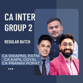 CA Inter Group 2 | Regular Batch Combo By CA Swapnil Patni Classes | For Jan 26 & May 26 Exams